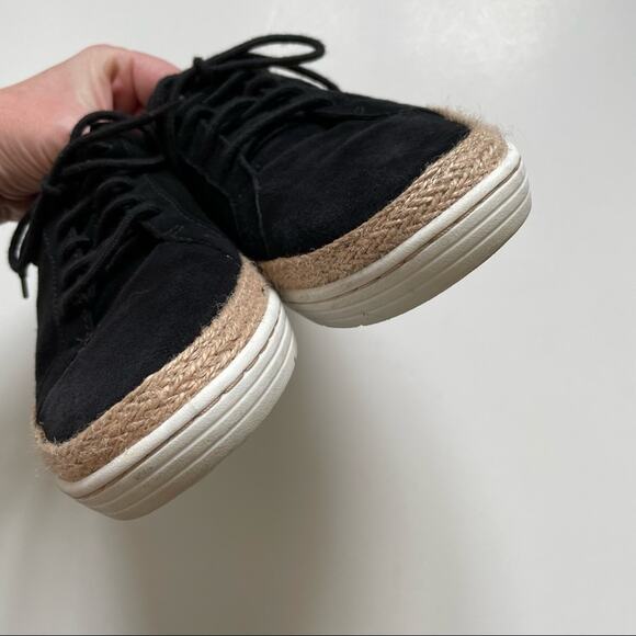 Clarks Black Nubuck Lace Up Marie Mist Sneaker - Picture 6 of 10